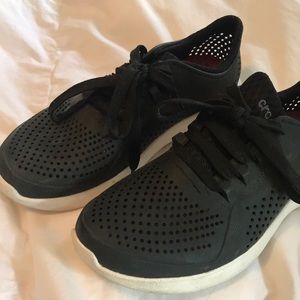 Black Tennis Shoes - Crocs